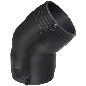 Elektrofúziós könyök 45° d125 PE100, SDR11, PN10 gáz/PN16 víz 145094789 - KPE idom