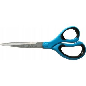 Kék és fekete fém olló 16 cm