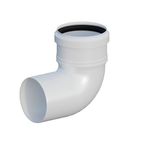 Könyök kéményrendszerekhez PP 87° DN60mm [EPDM] tömítéssel ONNLINE