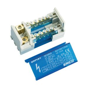 Kétpólusú elosztó blokk BD100/125A 145097542 - Sorkapocs