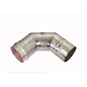 90 fokos könyökös DN 60 egyfalú kondenzáció kondenzációs/turbó kazánokhoz 145097790 - Füstcső