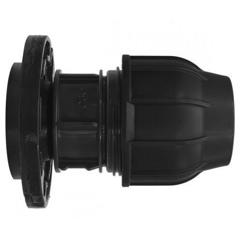 Szorítókarima PP 90x3"" DN80, PN10/PN16 karimával, PE csövekhez, fekete