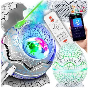 Projektor gwiazd lampa nocna rzutnik nieba obrotowy głośnik bluetooth pilot