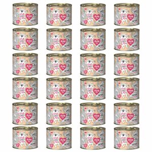 A SZERELEM OTT VAN, AHOL A MACSKA VAN Csirke - nedves macskaeledel - 24x200g