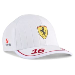 Puma Scuderia Ferrari Replica Charles Leclerc driver baseball sapka, fehér, S25 145103147 - Puma