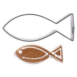 Acél hal alakú sütiforma 5 cm 145103351 - Főzőedény & Sütőedény