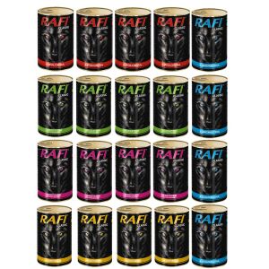 DOLINA NOTECI Rafi Classic - nedves kutyatáp 5 ÍZ KEVERÉKE - 20x1240g 145105643 - Állattartás