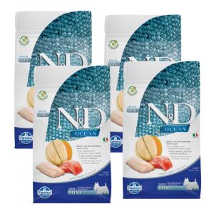 FARMINA N&D ÓCEÁNI LAZAC, TŐKEHAL, KANTALUPIDÉNY 4x800g