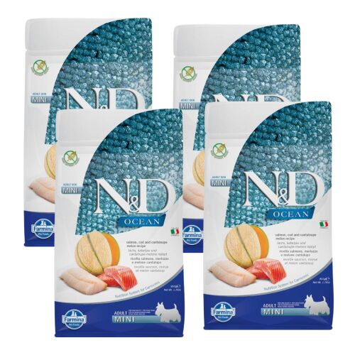 FARMINA N&D ÓCEÁNI LAZAC, TŐKEHAL, KANTALUPIDÉNY 4x800g 145106133