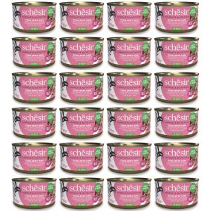 SCHESIR dla kotów Adult w Galarecie Tuńczyk ze Szynką 85g 145107396 - Karma dla kotów