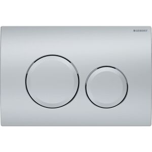 Geberit Delta20 süllyesztett lap, elöl, matt króm, kerek