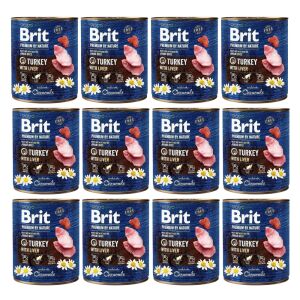 BRIT PREMIUM BY NATURE PÚLYKA ÉS MÁJ - 12x800g