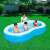 Bestway Lagoon inflatable pool, family fun, kids playing in the pool