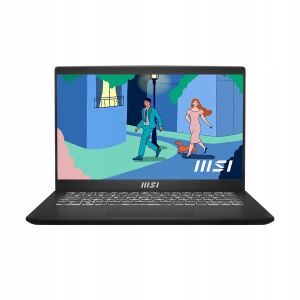 MSI Modern 14 C12MO-868PL laptop, i5-1235U, 14" FHD 60Hz IPS kijelző, 16GB DDR4 3200 SSD, Intel Iris Xe Graphics, Win11