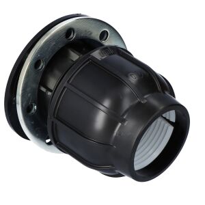 PP szorítókarima 110x4"" DN100, PN10/PN16 karimával, PE csövekhez, fekete 145108751 - KPE idom