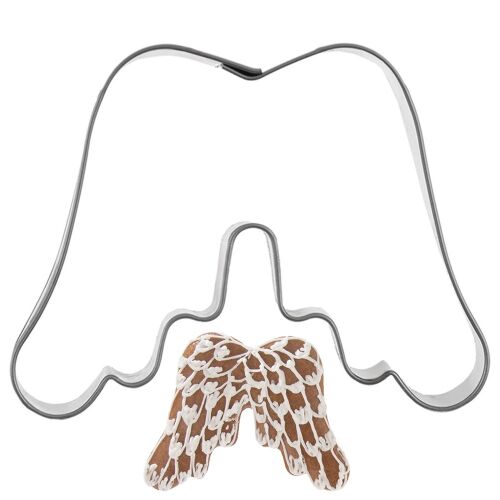 Acél sütiforma szárnyakkal 11 cm 145110998