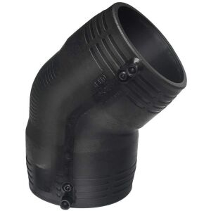 Elektrofúziós könyök 45° d90 PE100, SDR11, PN10 gáz/PN16 víz 145112810 - KPE idom