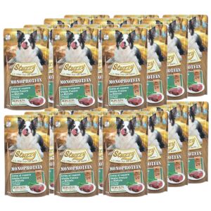 STUZZY G-F Monoprotein Borjúhússal és Mangolddal Nedves Kutyaeledel 24x150g