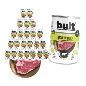 BULT Marhahúsban gazdag - nedves kutyatáp - 24x400g