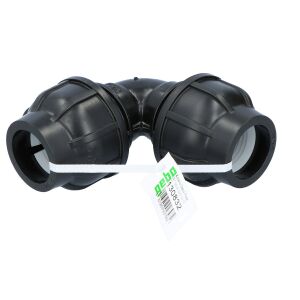 PP szorító könyök 90 fok 32x32 PN16, PE csövekhez, fekete 145114883 - KPE idom