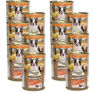 STUZZY Monoprotein Pulyka - nedves kutyatáp - 12x400g