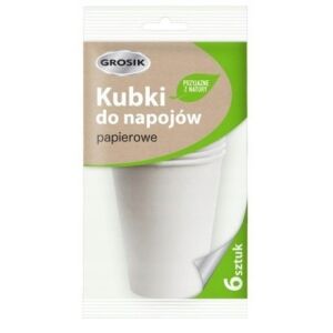 Papírpoharak italokhoz 250 ml 6 db