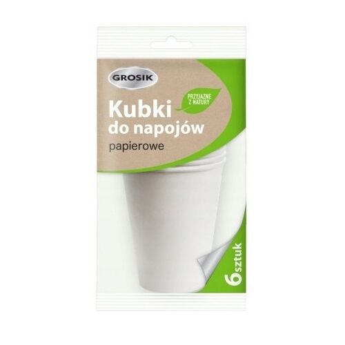 Papírpoharak italokhoz 250 ml 6 db 145117719