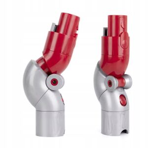 Adapter kątowy do odkurzacza Dyson V7 V8 V10 V11 V15 | Regulacja 90° | Do sprzątania pod meblami | Zamiennik OEM | Czerwono-srebrny 145119366 - Porszívó kiegészítő