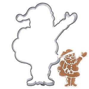 Mikulás acél sütiforma 7,3 cm 145119391 - Főzőedény & Sütőedény