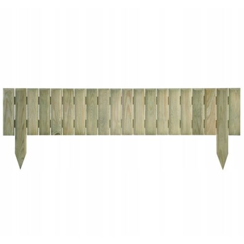 Fa gyepkerítés, kerti palisád, 90 cm, fa ágyásszegély - Ágyásszegély