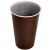 Műanyag poharak forró italokhoz, 12 darab, 200 ml, barna, eldobható 145124196