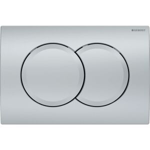 Geberit Delta01 süllyesztett lap, elöl, matt króm, kerek