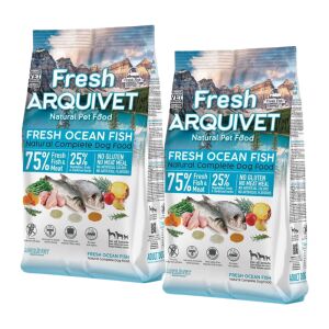 Arquivet Fresh félpuha kutyatáp óceáni halakkal, félnedves 2x2,5 kg