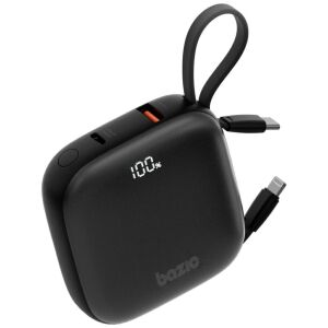 PowerBank 4w1 Bazic Fusion 10000mAh PD20W USB-C / Lightning fekete 145095004 - Energea