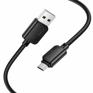 HOCO kábel USB-A - Micro USB 2,4A X113 1 m fekete 145094096 - Hoco