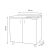 Zestaw zlewozmywaka i szafek kuchennych z cichym domykiem, 80 cm, biały 145131735
