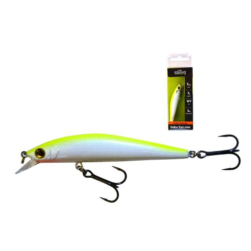 Wizard Shallow Shad Junior lassan süllyedő wobbler, 7cm, WY szín, sekély vízi horgászathoz - Wizard