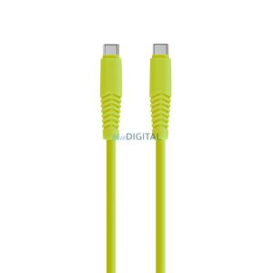 Setty kábel USB-C - USB-C 1,5 m 20W KSC-C-1.52011 lime 145118844 - Setty