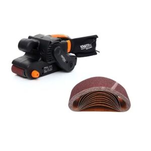 Pachet de slefuitor cu banda si banda abraziva, d1680+d12636 145132050 - Scule electrice & Unelte