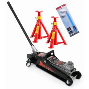 Pachet Cric Hidraulic 2.5T , cheie telescopica tip L, set capre auto 3T, Kraft&Dele KD1362, Tagred TA219, V80091 145132279 - Cricuri