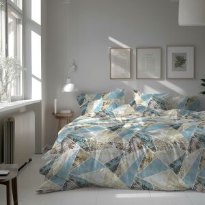 Lenjerie de pat pentru 2 persoane, Fresh, Bedora, 6 piese, 200x220, microfibra, multicolor 145132555 - Lenjerie de pat - tineri și adulți