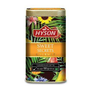 Hyson Sweet Secrets Fémdobozos Prémium Szálas ízesített fekete tea 100g 145133063 - Fekete tea