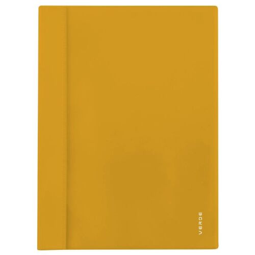 Gyorsfűző, PVC, A/4, VERDE, mustársárga 145133183