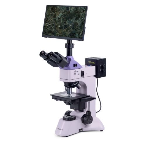 MAGUS Metal D600 BD LCD Metallográfiai Mikroszkóp LCD kijelzővel, mintát mutatva - Mikroszkóp