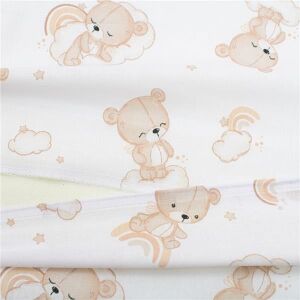 Baba párna huzat- ék alakú New Baby BASIC fehér 30x37 cm bear beige 146448079 - Baba egészség