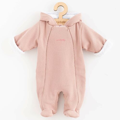 Kezeslábas kapucnival New Baby Frosty pink 145134155