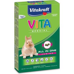 Vitakraft Vita Special Junior | Teljes értékű eledel könnyen emészthető fiatal nyulak számára – 600 g 145134831 - Állattartás
