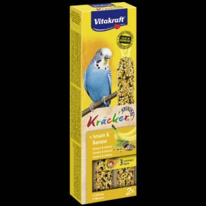 Vitakraft Kracker Duplarúd – Banán & Szezámmag (Hullámos papagájoknak, 60 g) 145135079 - Madáreleség