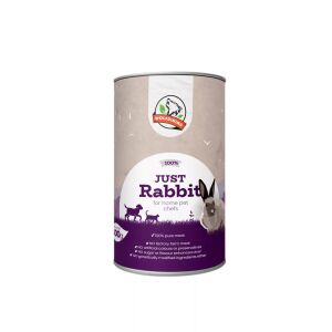 Farkaskonyha | Just Rabbit – 100% párolt nyúlhús és belsőség mix kutyáknak 400g 145135200 - Állattartás