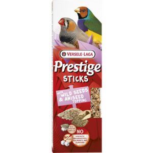 Versele Laga Prestige Sticks Dupla Rúd (fűmag, ánizsmag) | Kiegészítő eledel egzóták és pintyek számára – (2 db) 60 g 145135310 - Madáreleség